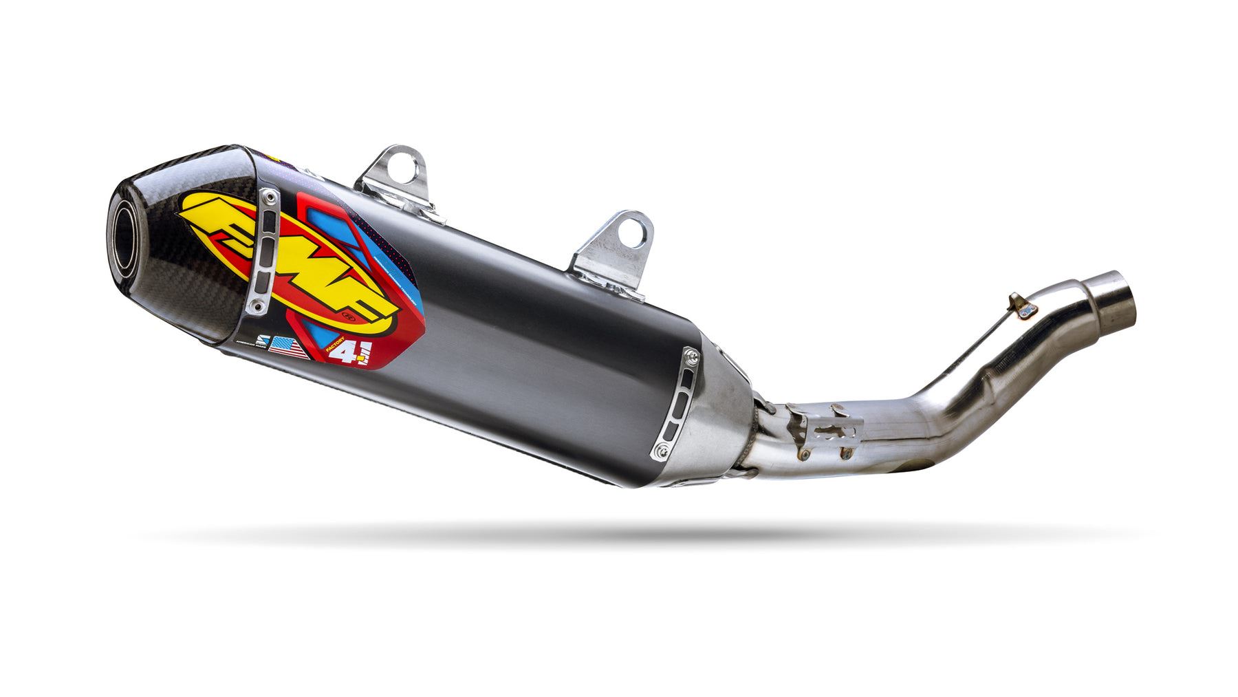 FMF Factory 4.1 RCT Slip-On Carbon End Exhaust Silencer For KTM EXC-F 450 2018-2019